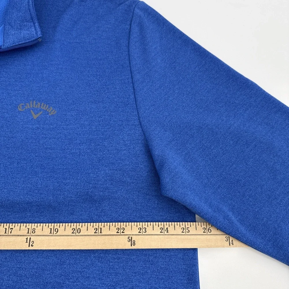 Callaway Golf 1/4 Zip Pullover Men's‎ XXL Blue Performance Fleece